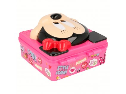 Svačinový box MINNIE 3D 59597 - růžová