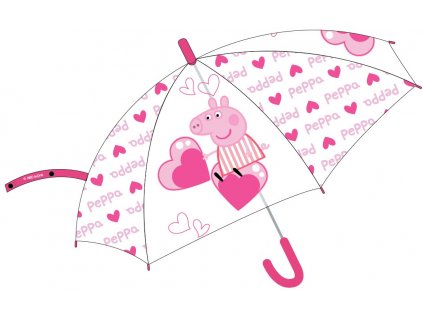 Dívčí deštník PEPPA PIG 5250765 - transparentní