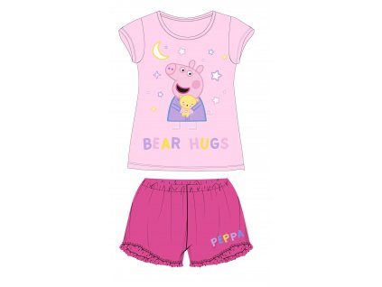 Dětské pyžamo PEPPA PIG 5204828 - tm. růžová/sv. růžová