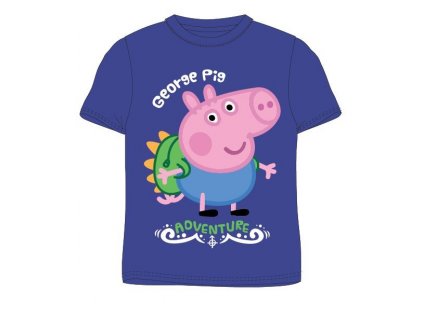 Dětské triko PEPPA PIG 5202826 - krátký rukáv, fialové