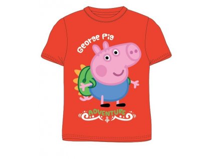 Dětské triko PEPPA PIG 5202826 - krátký rukáv, oranžové