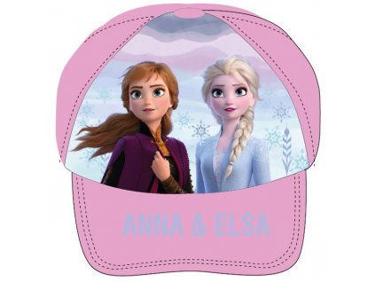 Dívčí kšiltovka FROZEN ANNA A ELSA 52399242 - růžová