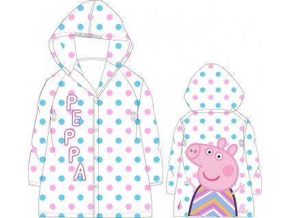 Dětská pláštěnka PEPPA PIG 5228870 - růžová s puntíky