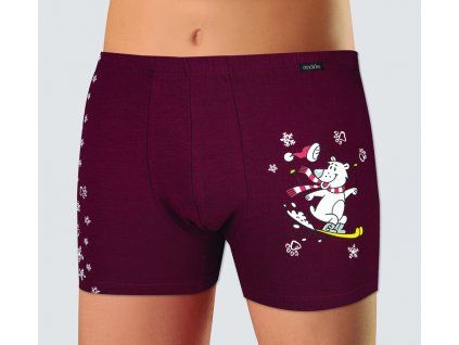 Pánské boxerky ANDRIE PS5581 - vínové