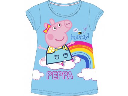 Tričko PEPPA PIG duha 5202874 - krátký rukáv/modré