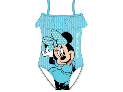 Plavky MINNIE s volánem 52449469 - jednodílné/modré