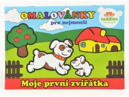 Omalovánky MOJE PRVNÍ ZVÍŘÁTKA 11400100 - A5/8 listů