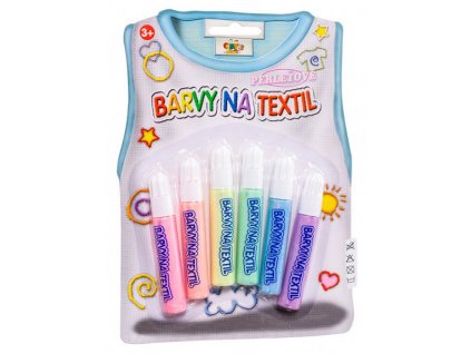 Barvy na textil 22000376 - PERLEŤOVÉ/6KS na kartě