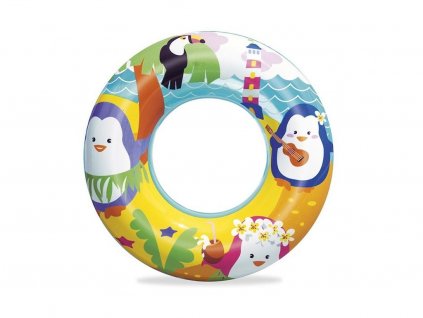 Dětský nafukovací kruh TUČŇÁCI 50236 - 51cm
