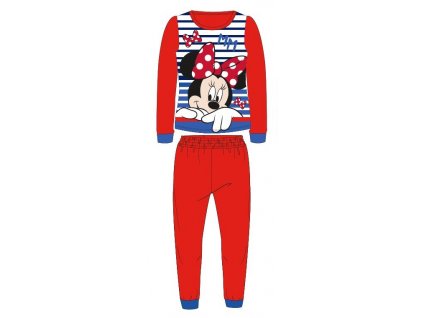 Dívčí pyžamo MINNIE 52049670 - polar fleece/červené