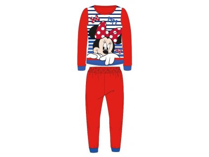 Dívčí pyžamo MINNIE 52049670 - polar fleece/červené