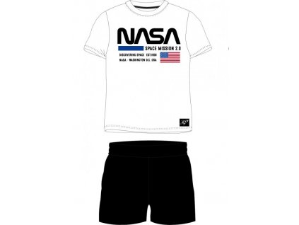 Chlapecké pyžamo NASA 5204337 - krátké/bíločerné