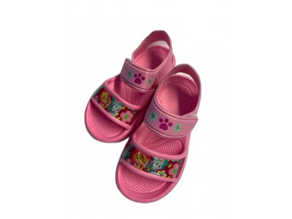 Dívčí sandály TLAPKOVÁ PATROLA 870-542 - světlejší růžová