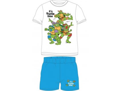 Chlapecké pyžamo ŽELVY NINJA 5204059 - bílotyrkysové