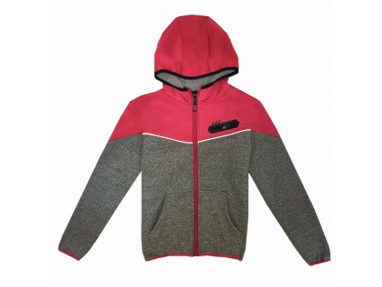 Dětská mikina KUGO M01008A - růžovošedá (Velikost 146)