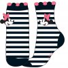 Dětské ponožky MINNIE 52348212 - pruh, bílá/černá