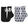 Pánské ponožky AVENGERS 2PACK 5334202 - černá, šedý melír