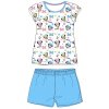 Dívčí pyžamo MINNIE 52046098 - krátké, modrá/bílá