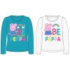 Dětské triko PEPPA PIG 5202721 - dlouhý rukáv/šedý melír