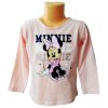 Dívčí triko MINNIE 52028915 - dlouhý rukáv/světle růžová