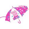 Dětský deštník PEPPA PIG srdíčka 5250859 - růžový/transparentní