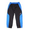 Dětské šusťákové kalhoty s flísem WOLF B2171 - černá/modrá