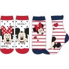 Dívčí ponožky MINNIE a MICKEY 2pack 52347301 - bílá/červená