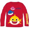 Dětské triko BABY SHARK 5202003 - dl. rukáv, červená