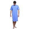Pánská noční košile CALVI - 23-053 - světlejší modrá