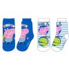 Dětské ponožky PEPPA PIG 2PACK 5234907 - modrá/pruhovaná