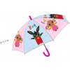 Dětský deštník ZAJÍČEK BING 5250120 - růžovomodrý