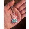 Klíčenka/Přívěsek 3D Prasátko Peppa pig - různé motivy