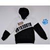 Chlapecká mikina GLO-STORY BPU-9362 - bílo-černá (Velikost 160)