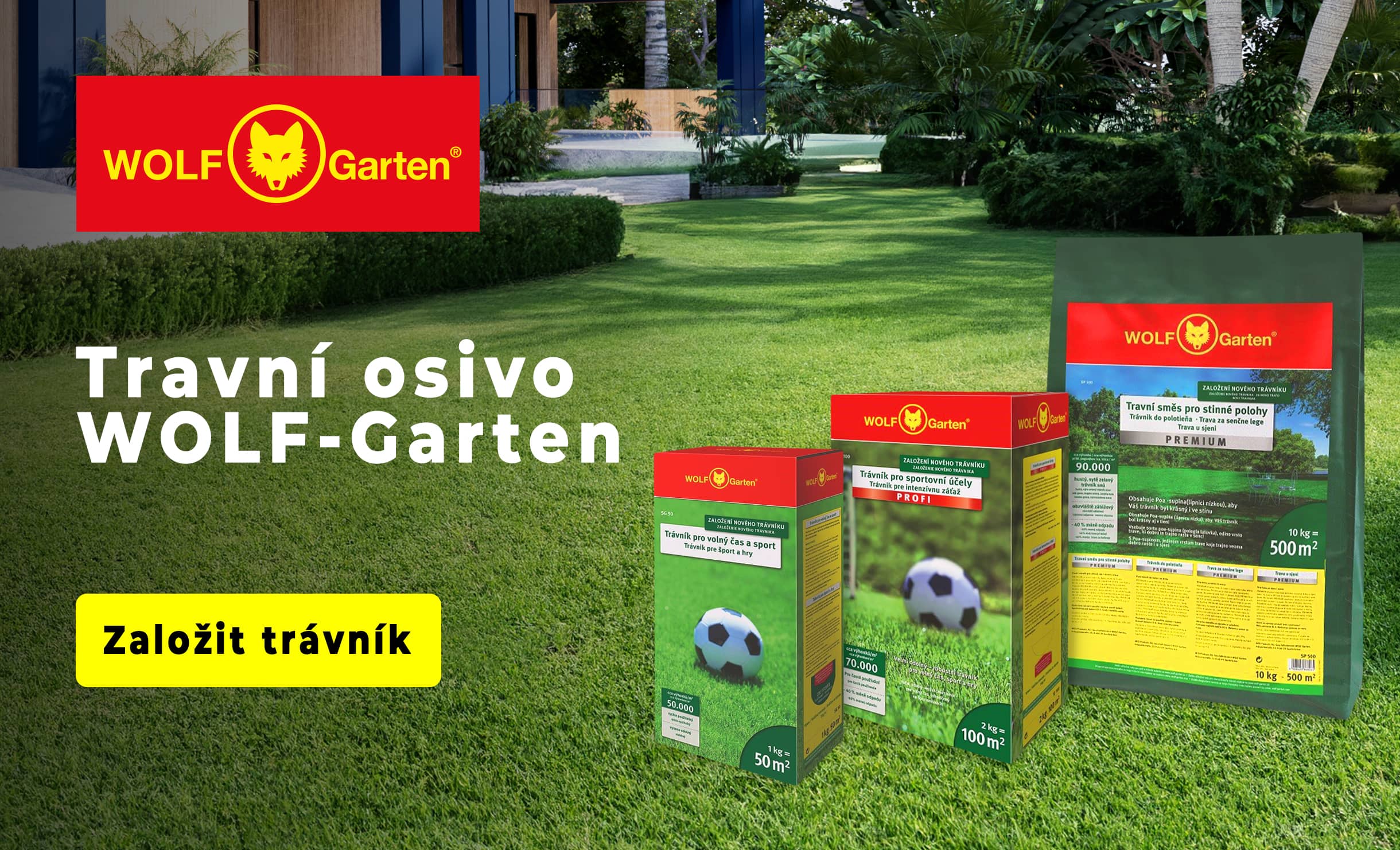 Travní osiva WOLF-Garten