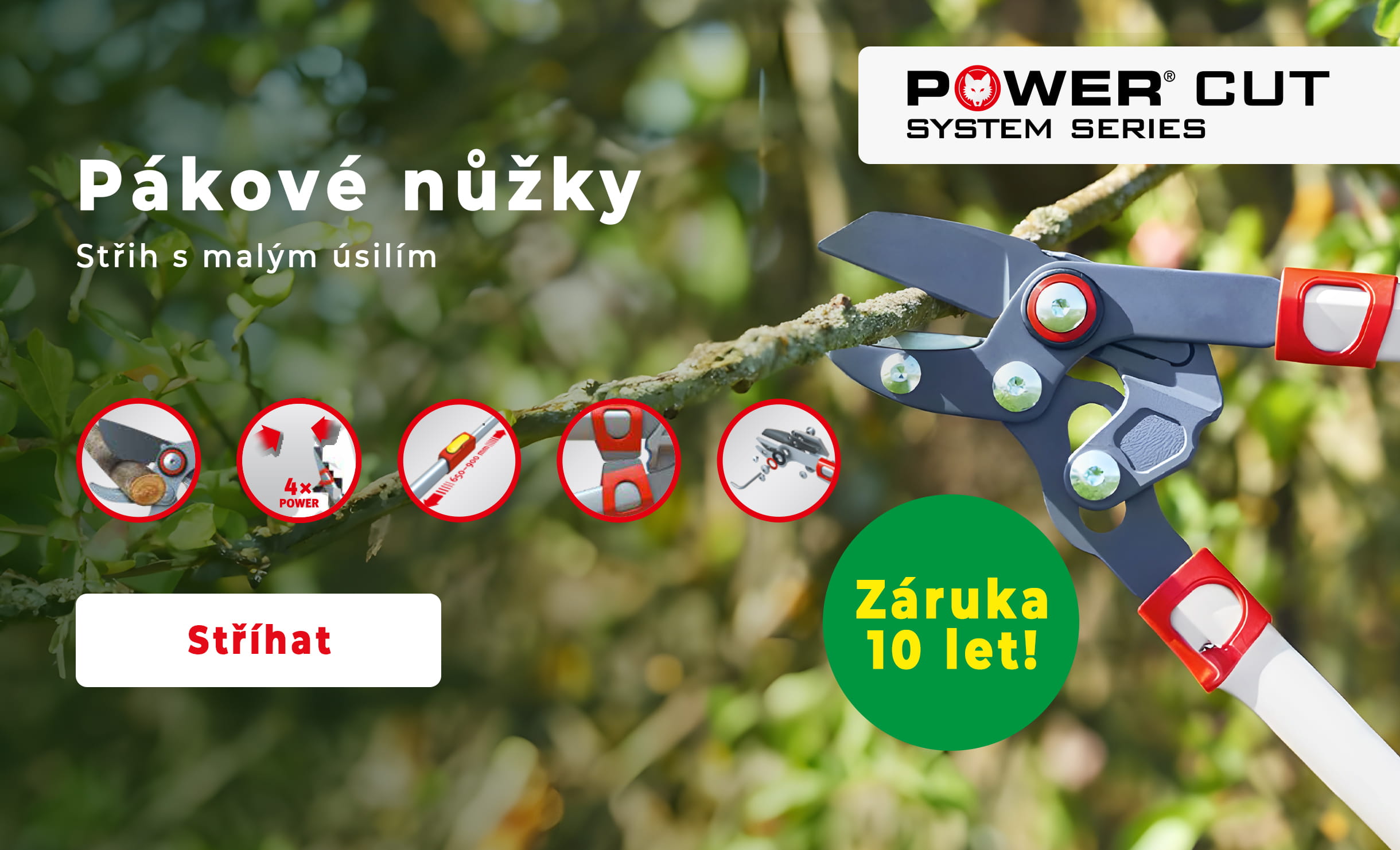 Pákové nůžky na větve WOLF-Garten