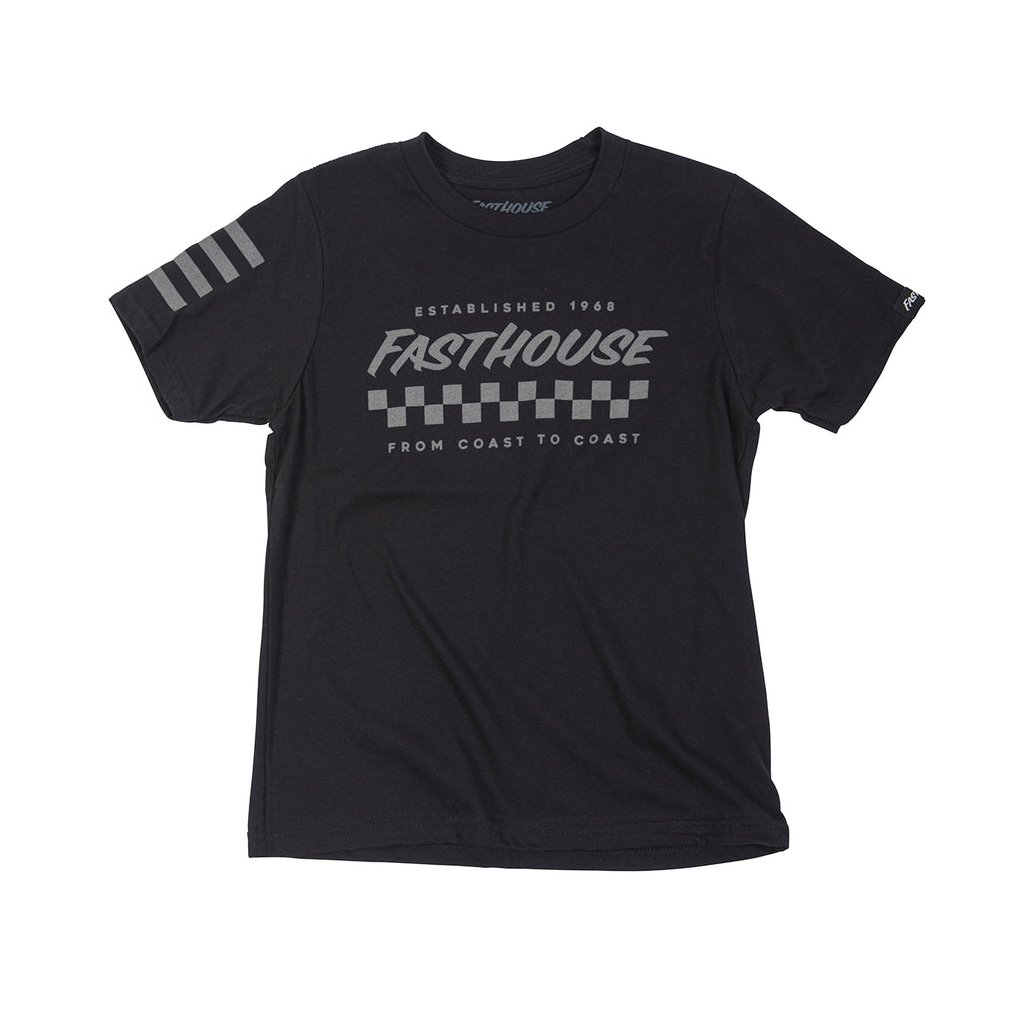 Fasthouse Youth Faction Tee Black 1