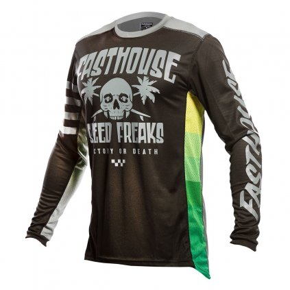 Fasthouse Grindhouse Swell Jersey Black Charcoal