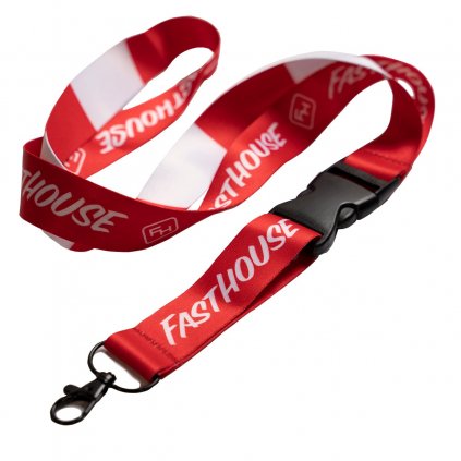 Fasthouse Division Lanyard Red 1