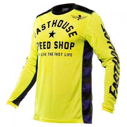 Fasthouse Originals Air Cooled Jersey High Viz Black 1