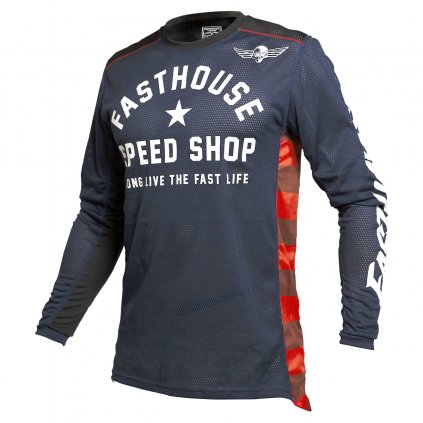 Fasthouse Originals Air Cooled Jersey Navy Black