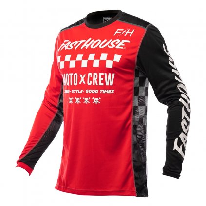 Fasthouse Grindhouse Alpha Jersey Red Black 1