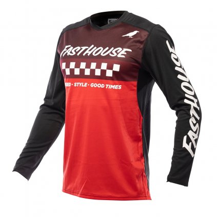 Fasthouse Elrod Jersey Black Red
