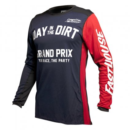 Fasthouse Red Bull Day in The Dirt 24 Jersey Navy Black