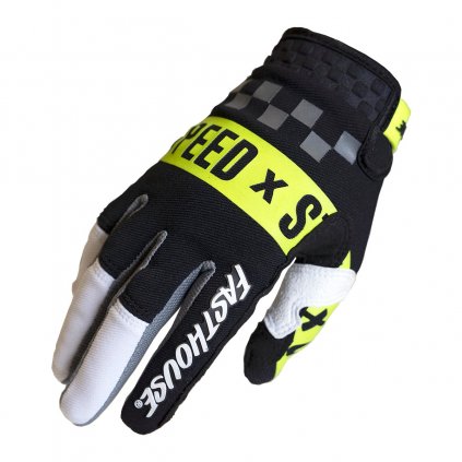 Fasthouse Speed Style Domingo Glove White Black 1