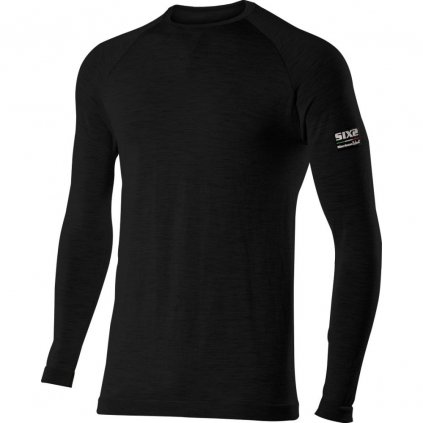 SIXS Merino Wool Long Sleeve Jersey Black 1