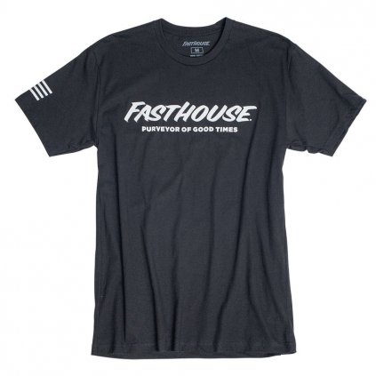 Fasthouse Logo Tee Black 1