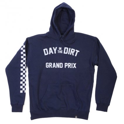 Fasthouse Day in the Dirt 24 Hooded Pullover Navy 1