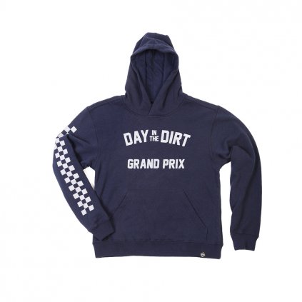 Fasthouse Youth Day in the Dirt 24 Hooded Pullover Navy 1