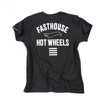 Fasthouse Youth Major Hot Wheels Tee Black 1