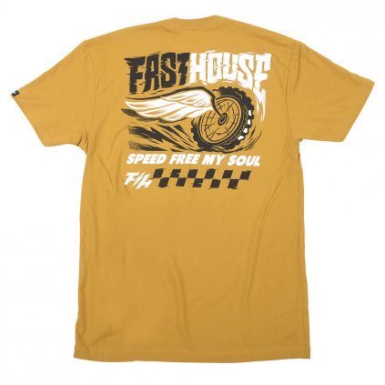 Fasthouse High Roller Tee Vintage Gold 1